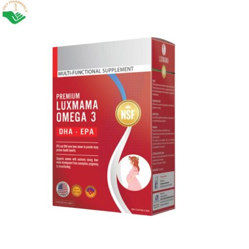 Viên uống bổ tổng hợp cho bà bầu Premium Luxmama Omega 3