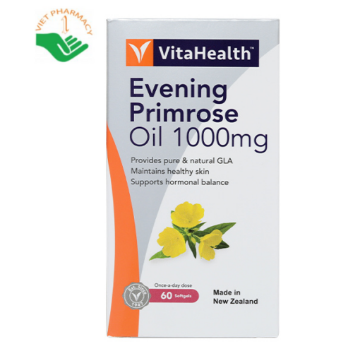 Viên uống cân bằng nội tiết tố Vitahealth Evening Primrose Oil 1000mg