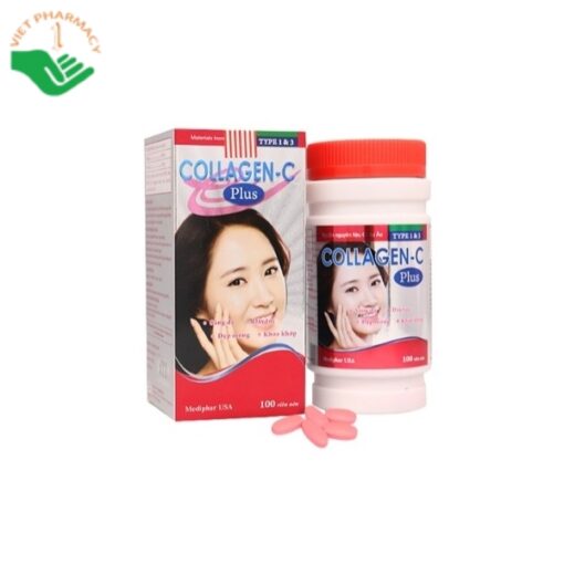 Viên uống Collagen C plus hỗ trợ làm đẹp và tái tạo da