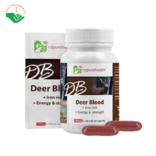 Viên uống Deer Blood cho người thiếu sắt, suy nhược cơ thể