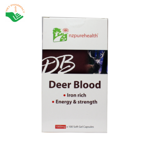 Viên uống Deer Blood cho người thiếu sắt, suy nhược cơ thể