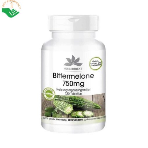 Viên uống giảm cân chiết xuất mướp đắng Warnke Bittermelone 750mg