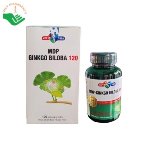 Viên uống Ginkgo Biloba 120 hỗ trợ tăng cường tuần hoàn não