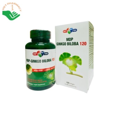 Viên uống Ginkgo Biloba 120 hỗ trợ tăng cường tuần hoàn não