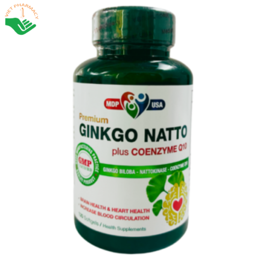 Viên uống Premium Ginkgo Natto Plus Coenzyme Q10