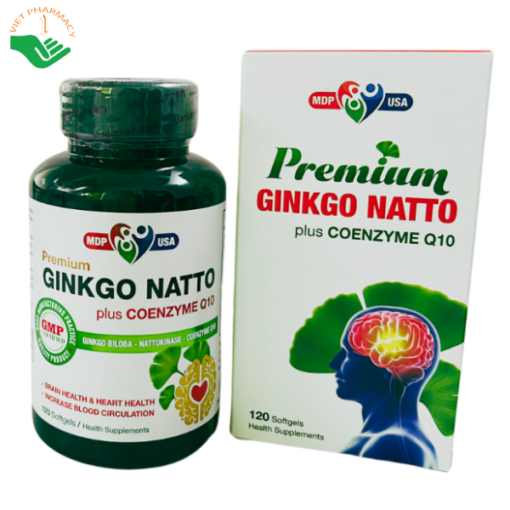 Viên uống Premium Ginkgo Natto Plus Coenzyme Q10