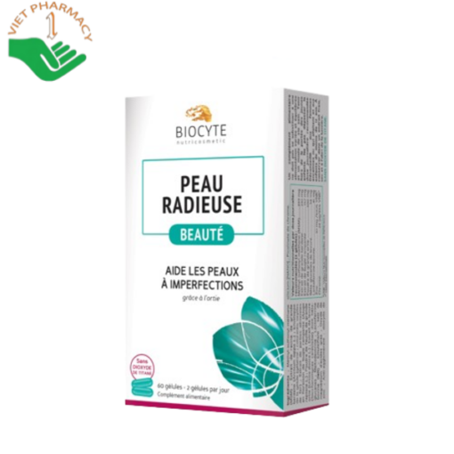 Viên uống giúp giảm mụn Biocyte Peau Radieuse Beaute