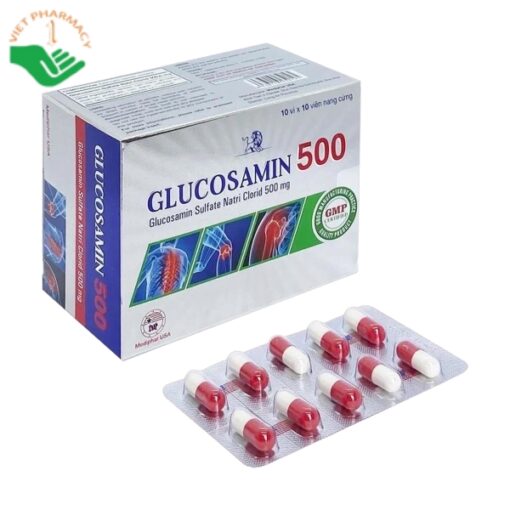 Viên uống Glucosamin 500 hỗ trợ giảm thoái hóa khớp