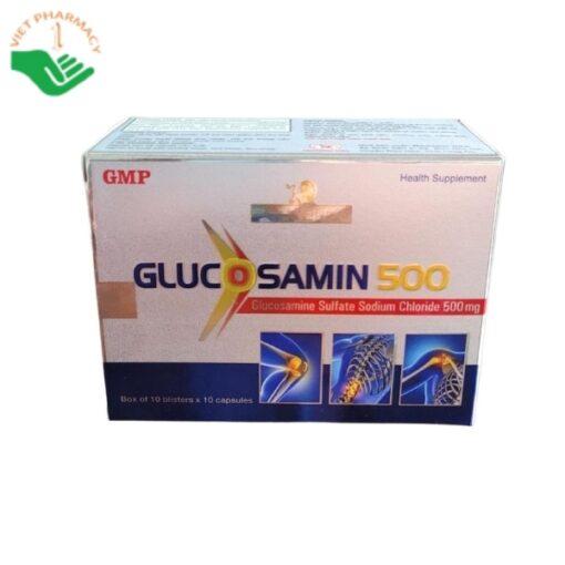 Viên uống Glucosamin 500 hỗ trợ giảm thoái hóa khớp