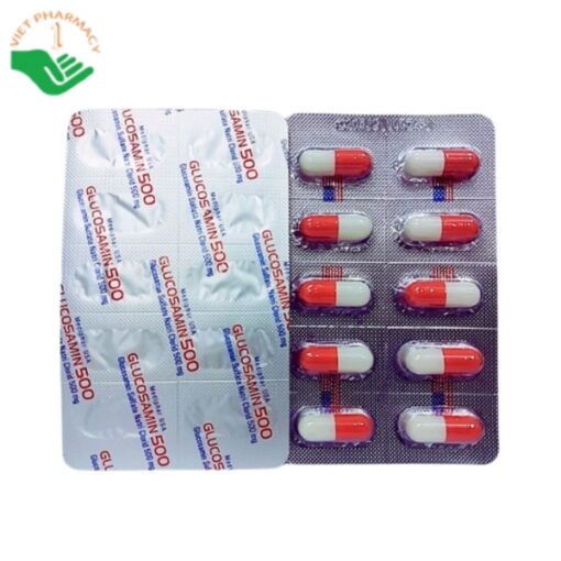 Viên uống Glucosamin 500 hỗ trợ giảm thoái hóa khớp