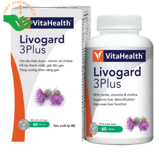 Viên Uống hỗ trợ gan Vitahealth Livogard 3 Plus