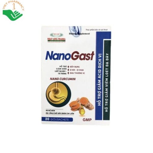 Hỗ trợ giảm acid dịch vị NanoGast