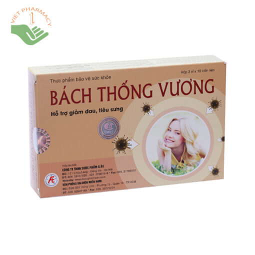 Bách Thống Vương hỗ trợ giảm đau, tiêu sưng