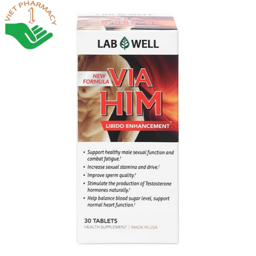 Viên uống hỗ trợ sinh lý nam Via Him Lab Well