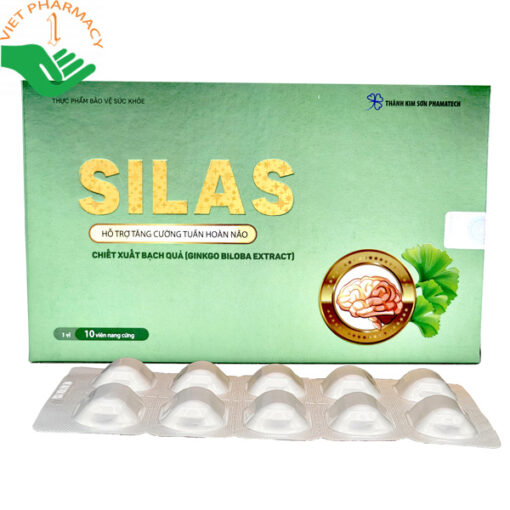 Hoạt huyết dưỡng não SILAS (Hộp 10 viên)