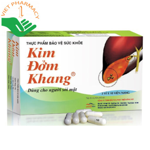 Kim Đởm Khang mát gan, hỗ trợ ngừa sỏi mật (Hộp 30 viên)