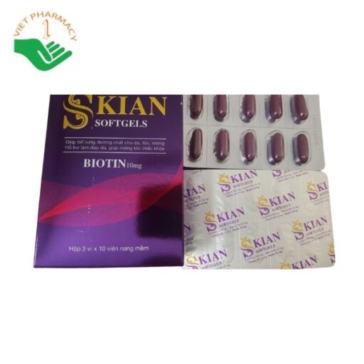 Viên uống L-cysteine Biotin SKIAN SOFTGELS