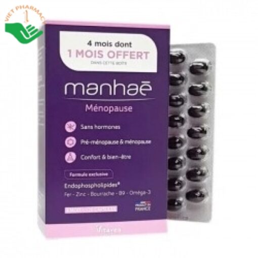 Viên uống Manhae Menopause hỗ trợ cân bằng nội tiết tố