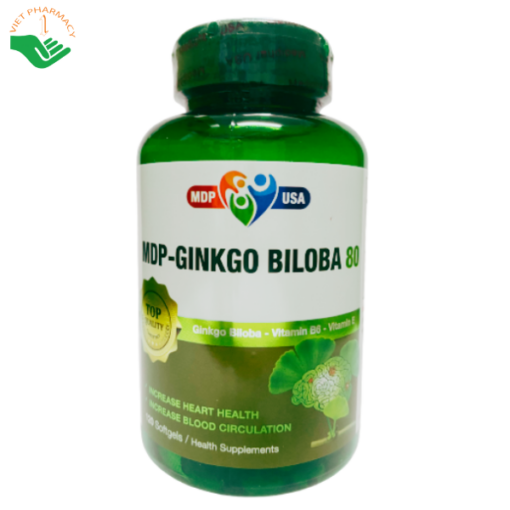 Viên uống MDP-Ginkgo Biloba 80