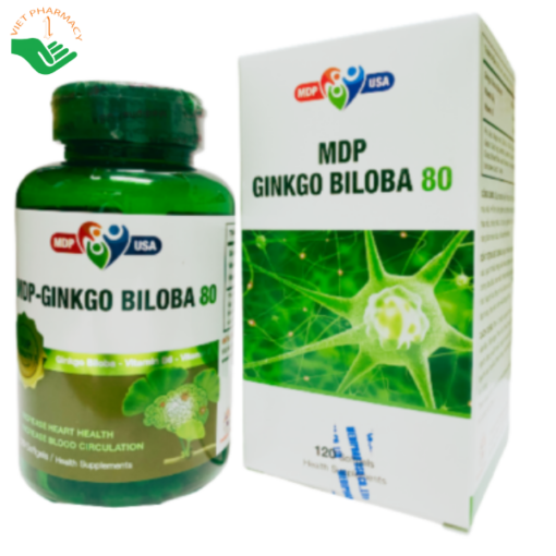 Viên uống MDP-Ginkgo Biloba 80