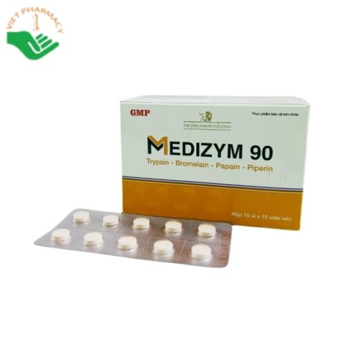 Viên uống Medizym 90 giảm các triệu chứng do viêm