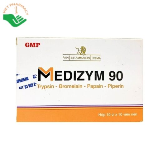 Viên uống Medizym 90 giảm các triệu chứng do viêm