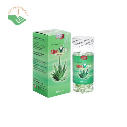 Viên uống ngăn ngừa lão hóa da USmart Aloe Vera 100 viên