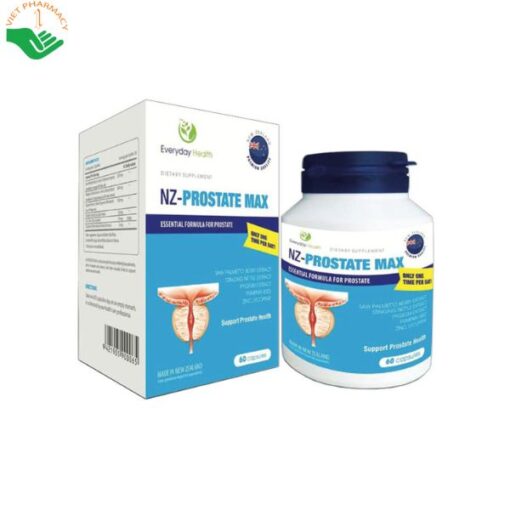 Viên Uống Nz-Prostate Max - Hỗ trợ giảm u xơ, phì đại tiền liệt tuyến lành tính