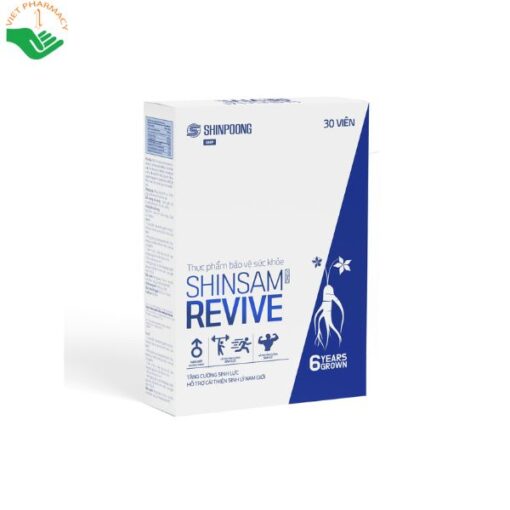 Viên uống tăng cường sinh lực Shinsam Revive dành cho Nam giới