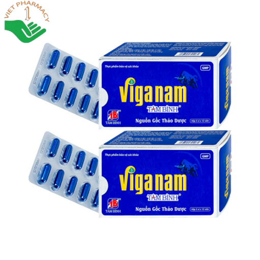 Viên uống tăng cường sinh lực Viganam Tâm Bình