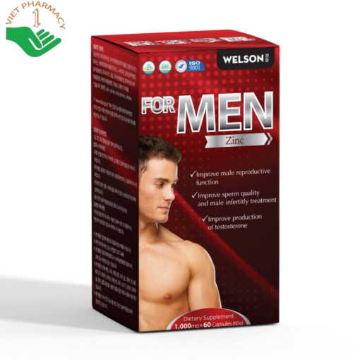 Viên uống tăng cường sinh lý nam Welson For Men Zinc