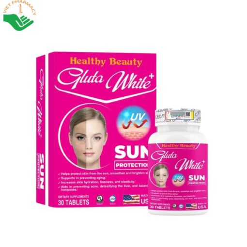 Viên uống trắng da Healthy Beauty Gluta White+