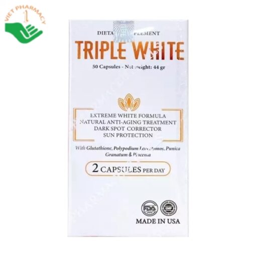 Viên uống trắng da Triple White