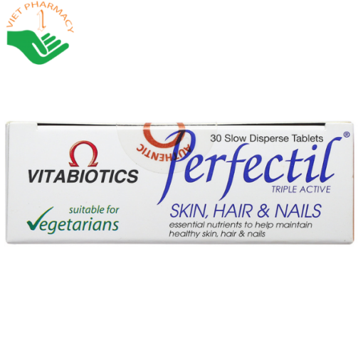 Viên uống Vitabiotics Perfectil Skin, Hair & Nails