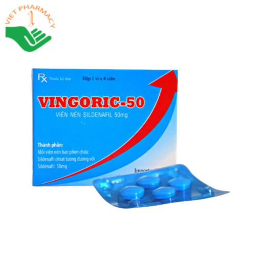 Thuốc điều trị rối loạn cương dương Vingoric 50