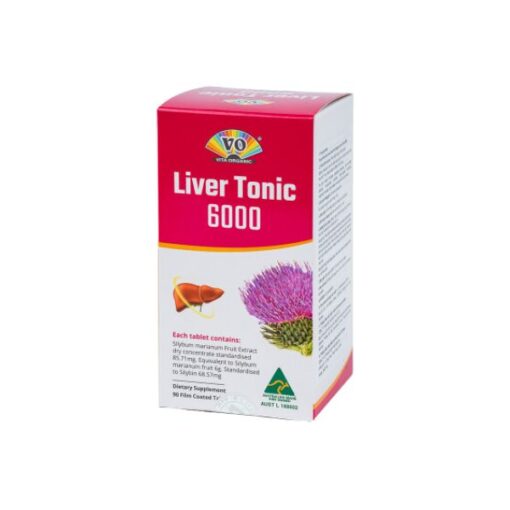 Vita Organic Liver Tonic 6000 hỗ trợ giải độc và tăng cường chức năng gan