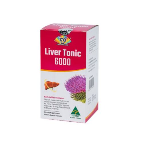 Vita Organic Liver Tonic 6000 hỗ trợ giải độc và tăng cường chức năng gan