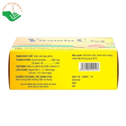 Vitamin C TW3 điều trị bệnh do thiếu Vitamin C