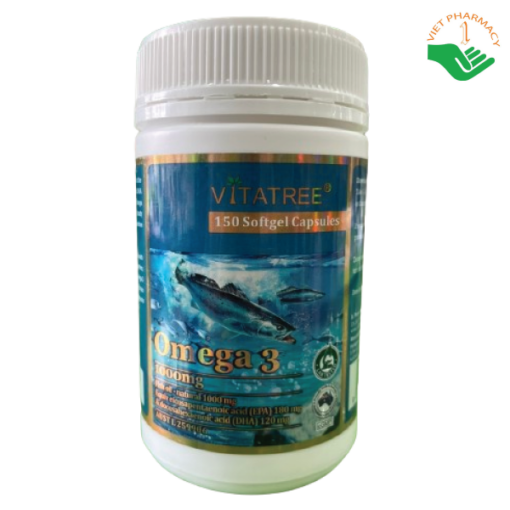 TPCN VITATREE OMEGA-3 (Chai 150 viên nang mềm)