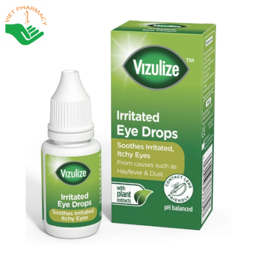 Dung dịch nhỏ mắt Vizulize Irritated Eye Drops Soothes Irritated, Itchy Eyes