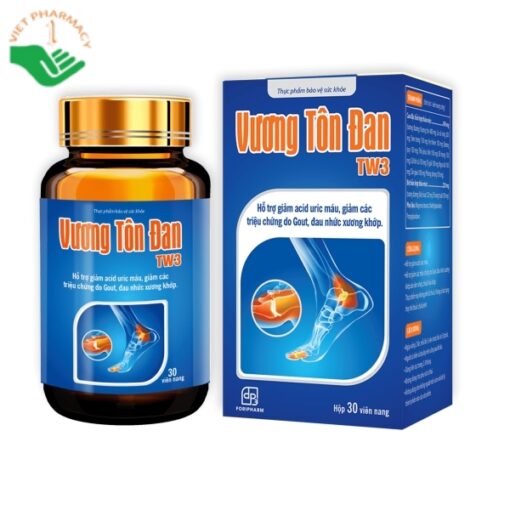 Vương Tôn Đan TW3 hỗ trợ giảm các triệu chứng của bệnh Gout