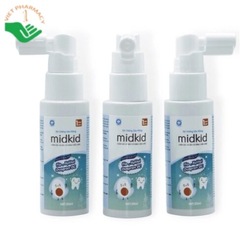 Xịt chống sâu răng Midkid 30ml bảo vệ răng miệng cho trẻ