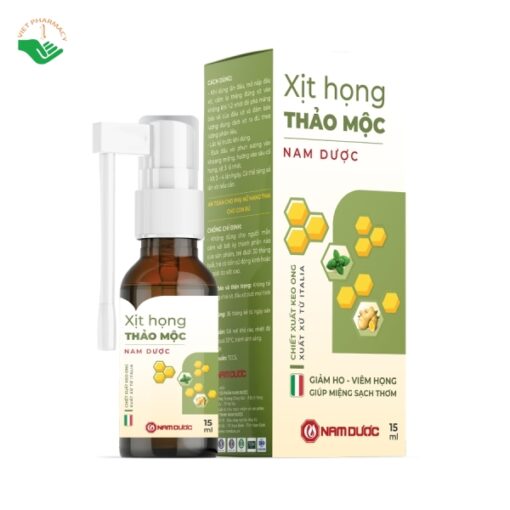 Xịt họng thảo mộc Nam Dược hỗ trợ giảm ho