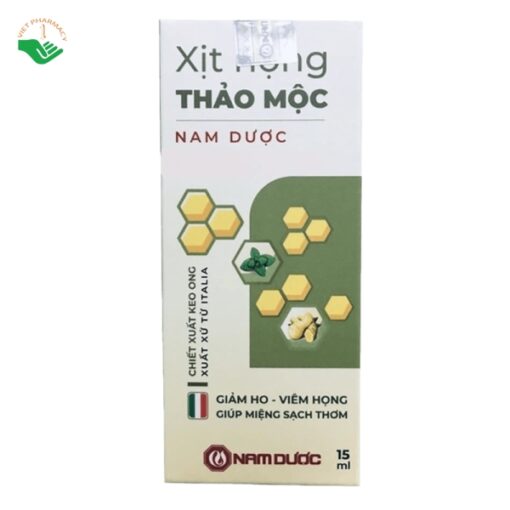 Xịt họng thảo mộc Nam Dược hỗ trợ giảm ho