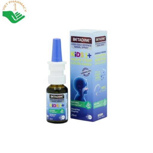 Xịt Mũi Betadine Kids 1+ Nasal Spray 20ml