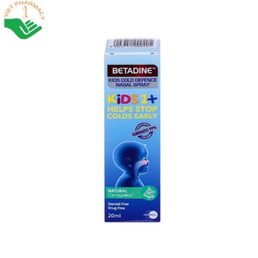 Xịt Mũi Betadine Kids 1+ Nasal Spray 20ml