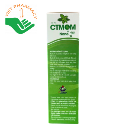 Xịt mũi CTMOM NANO OIL phòng ngừa các bệnh về mũi