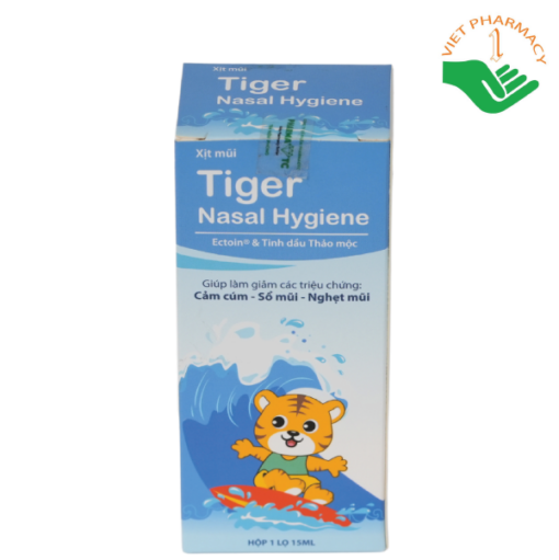 Xịt mũi Hổ Tiger Nasal Hygeine Pharmalink OTC (Hộp 1 lọ 15ml)