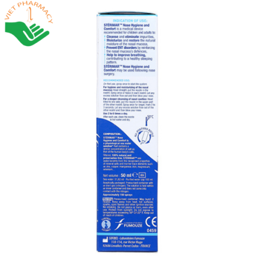 Xịt mũi Sterimar Nose Hygiene and Comfort