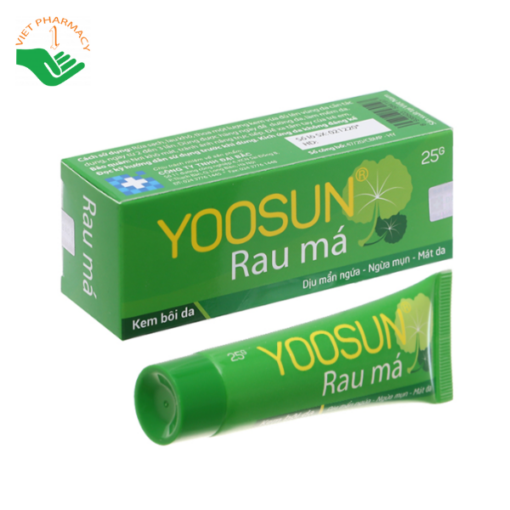 Kem ngăn ngừa rôm sảy và mụn Yoosun Rau Má